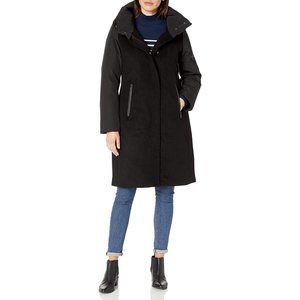 NWT Pendleton Quebec Hybrid Down/Wool Coat - Black